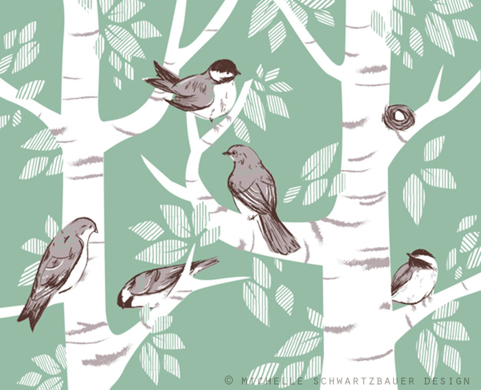 Birch Birds