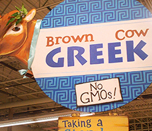 Greek Cow Painted Sign for Whole Foods Market®